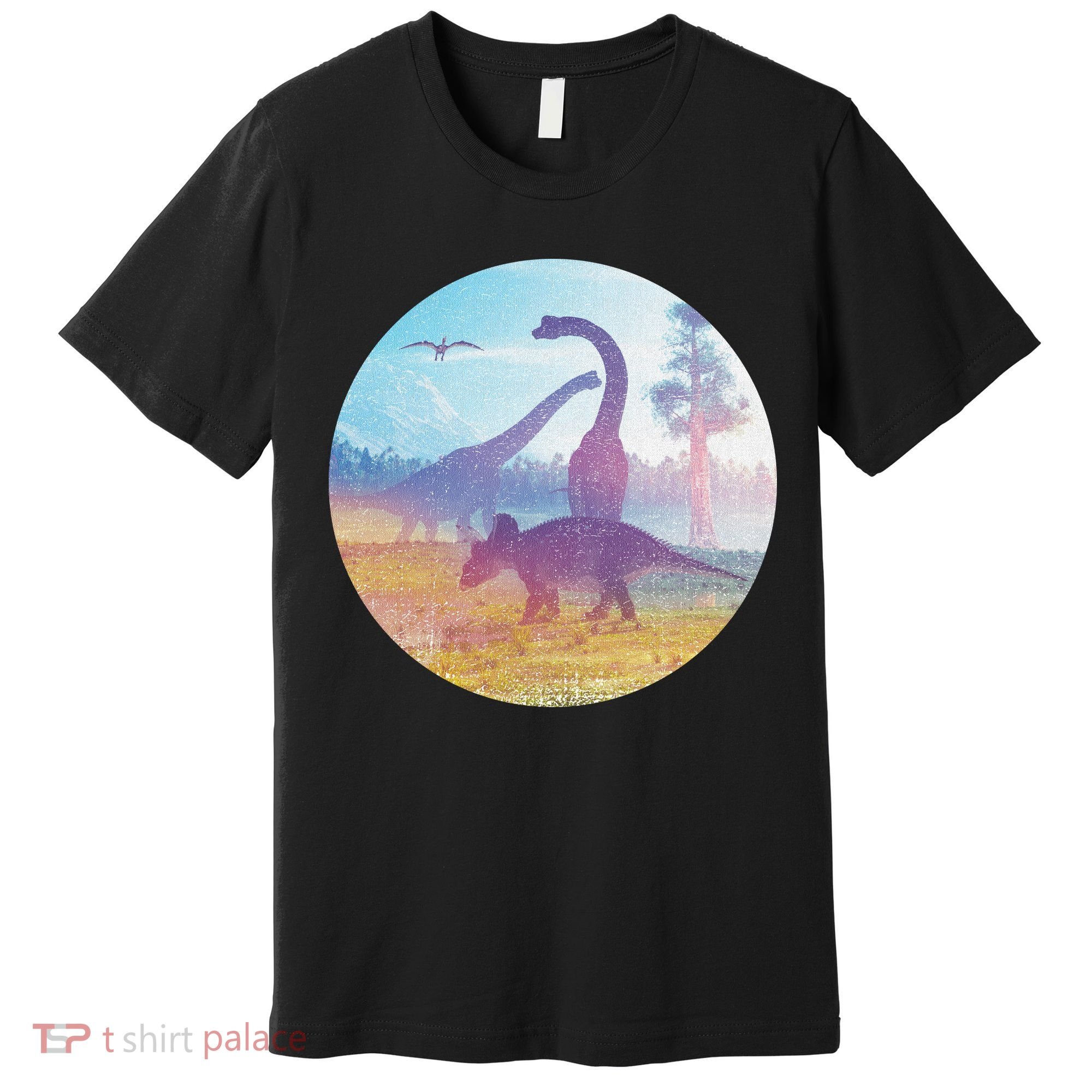 Dinosaur Landscape Premium T-Shirt