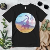 Dinosaur Landscape Premium T-Shirt thumb 2