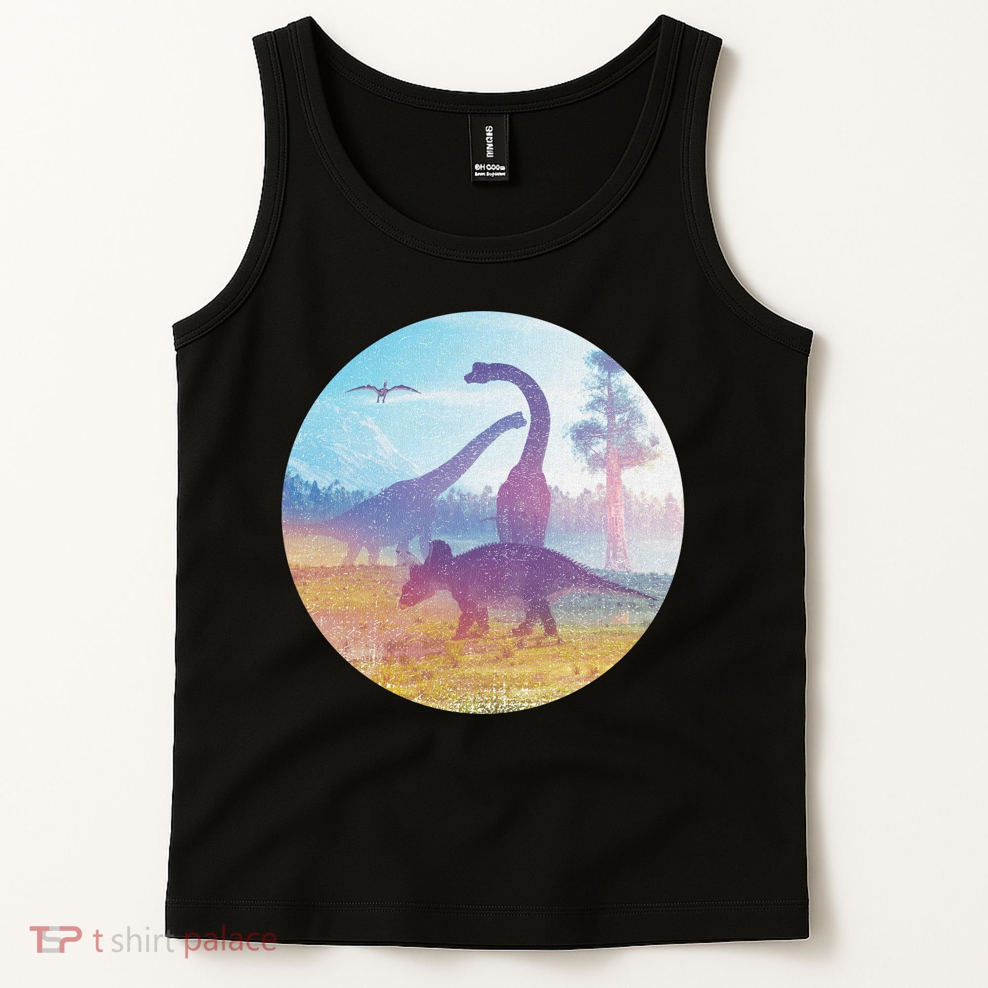 Dinosaur Landscape Tank Top