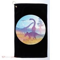 Dinosaur Landscape Golf Towel thumb 0