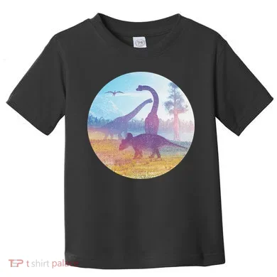 Dinosaur Landscape Toddler T-Shirt