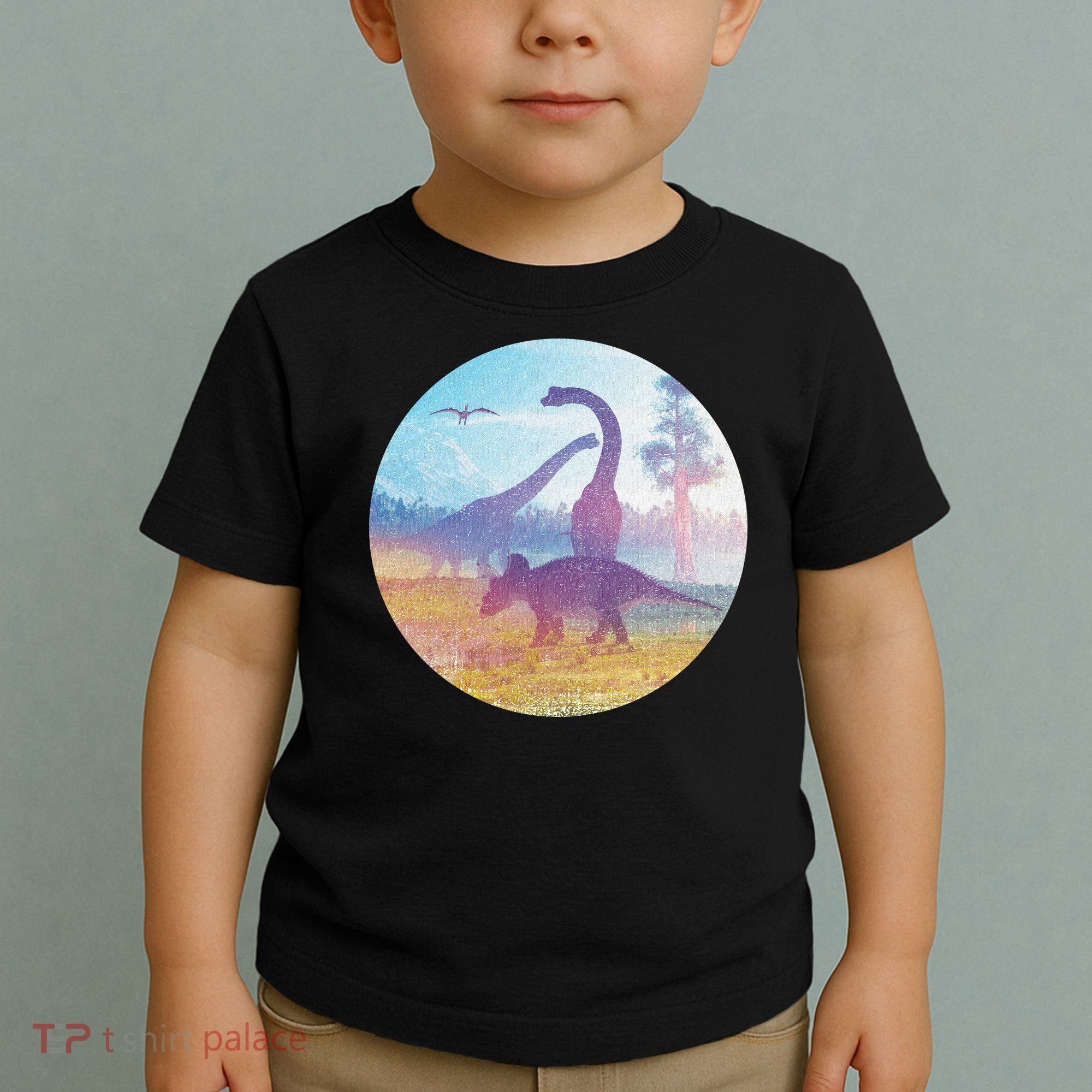 Dinosaur Landscape Toddler T-Shirt
