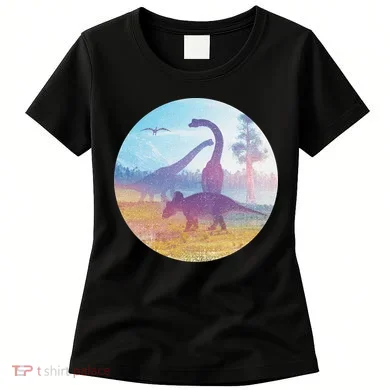 Dinosaur Landscape Women's T-Shirt