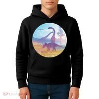 Dinosaur Landscape Kids Hoodie thumb 4