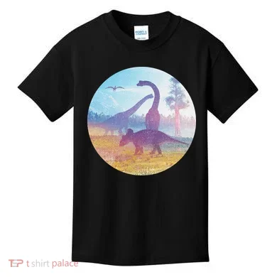 Dinosaur Landscape Kids T-Shirt