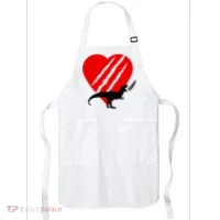 Dinosaur RAWR Valentine's Day Apron thumb 0