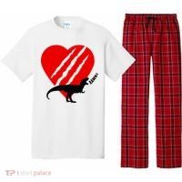 Dinosaur RAWR Valentine's Day Pajama Set thumb 0