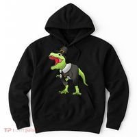 Dinosaur Thanksgiving Pilgrim Hoodie thumb 0
