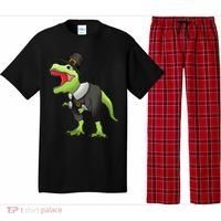 Dinosaur Thanksgiving Pilgrim Pajama Set thumb 0