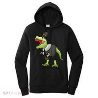 Dinosaur Thanksgiving Pilgrim Women's Hoodie thumb 0