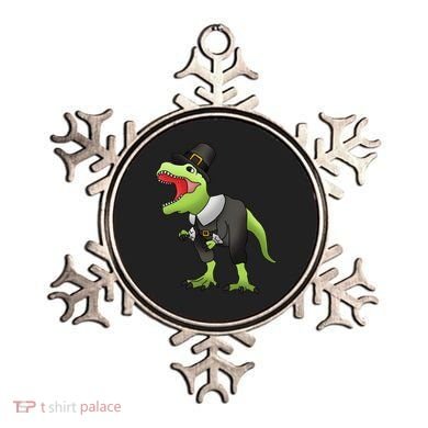 Dinosaur Thanksgiving Pilgrim Ornament