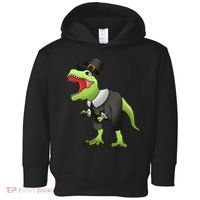 Dinosaur Thanksgiving Pilgrim Toddler Hoodie thumb 0