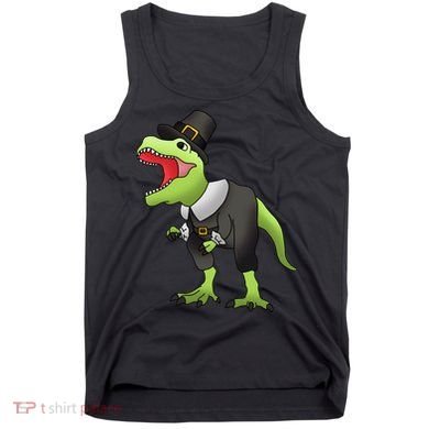 Dinosaur Thanksgiving Pilgrim Tank Top