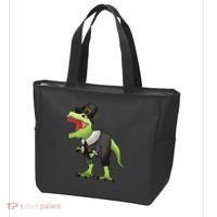 Dinosaur Thanksgiving Pilgrim Tote Bag thumb 3