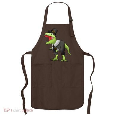 Dinosaur Thanksgiving Pilgrim Apron