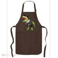 Dinosaur Thanksgiving Pilgrim Apron thumb 0