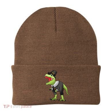 Dinosaur Thanksgiving Pilgrim Beanie