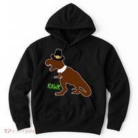 Dinosaur Thanksgiving T-Rex Pilgrim Hoodie thumb 0