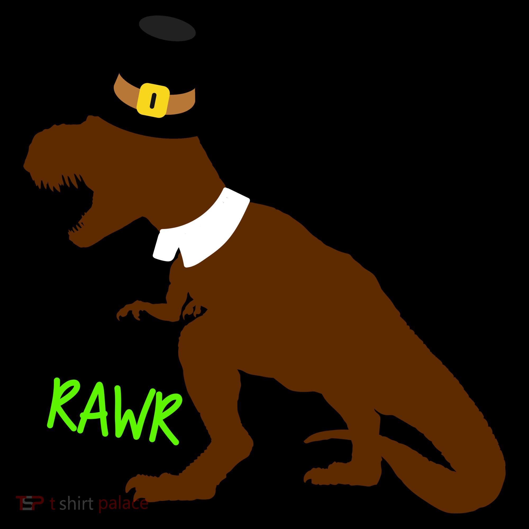 Dinosaur Thanksgiving T-Rex Pilgrim Coffee Mug