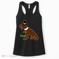Dinosaur Thanksgiving T-Rex Pilgrim Women's Tank Top thumb 0