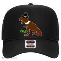 Dinosaur Thanksgiving T-Rex Pilgrim Hat thumb 0