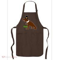 Dinosaur Thanksgiving T-Rex Pilgrim Apron thumb 0