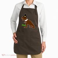 Dinosaur Thanksgiving T-Rex Pilgrim Apron thumb 2
