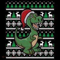 Dinosaur Ugly Christmas Tote Bag thumb 4