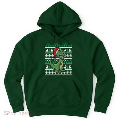 Dinosaur Ugly Christmas Hoodie