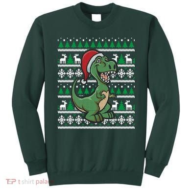 Dinosaur Ugly Christmas Sweatshirt