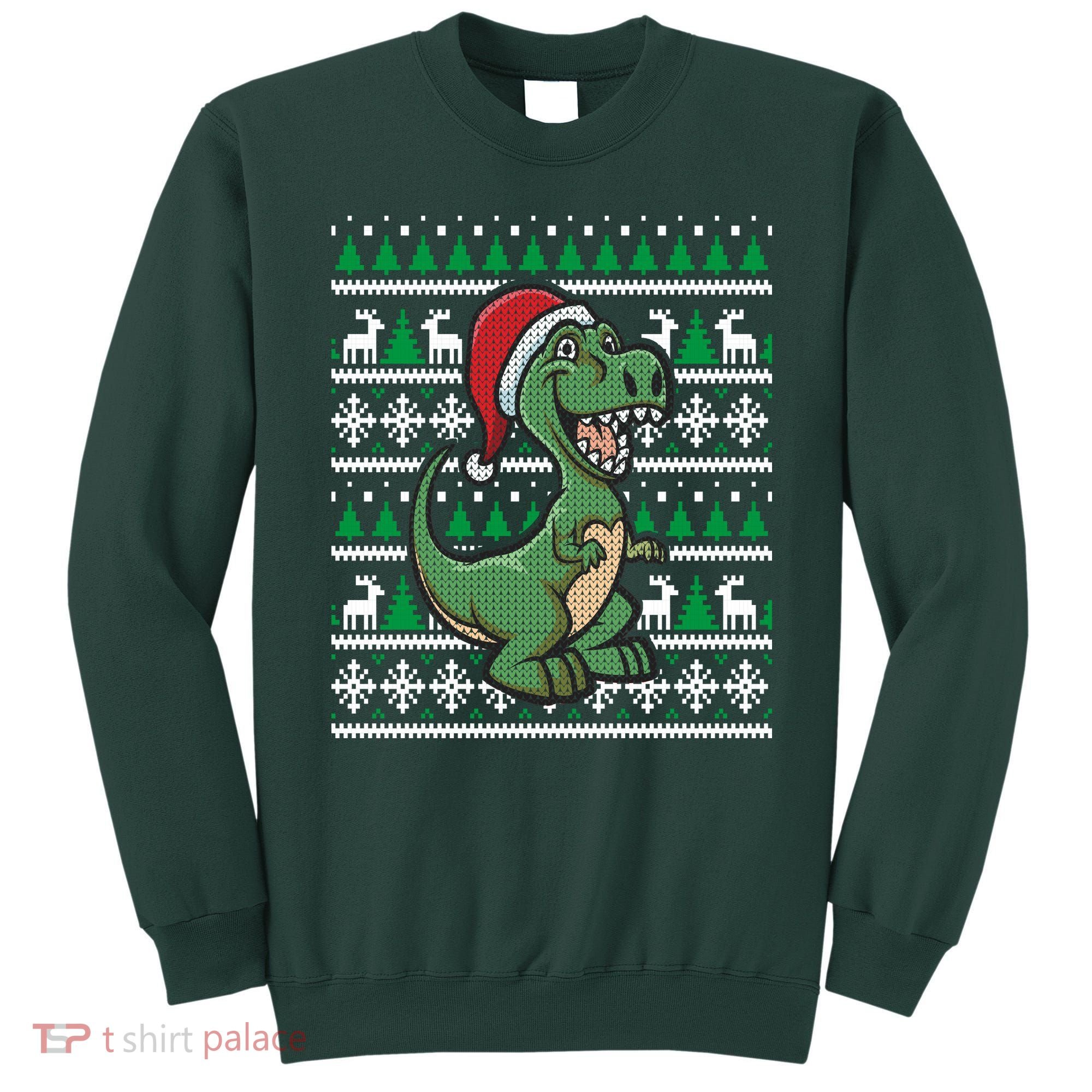Dinosaur Ugly Christmas Sweatshirt