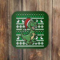 Dinosaur Ugly Christmas Coaster thumb 0