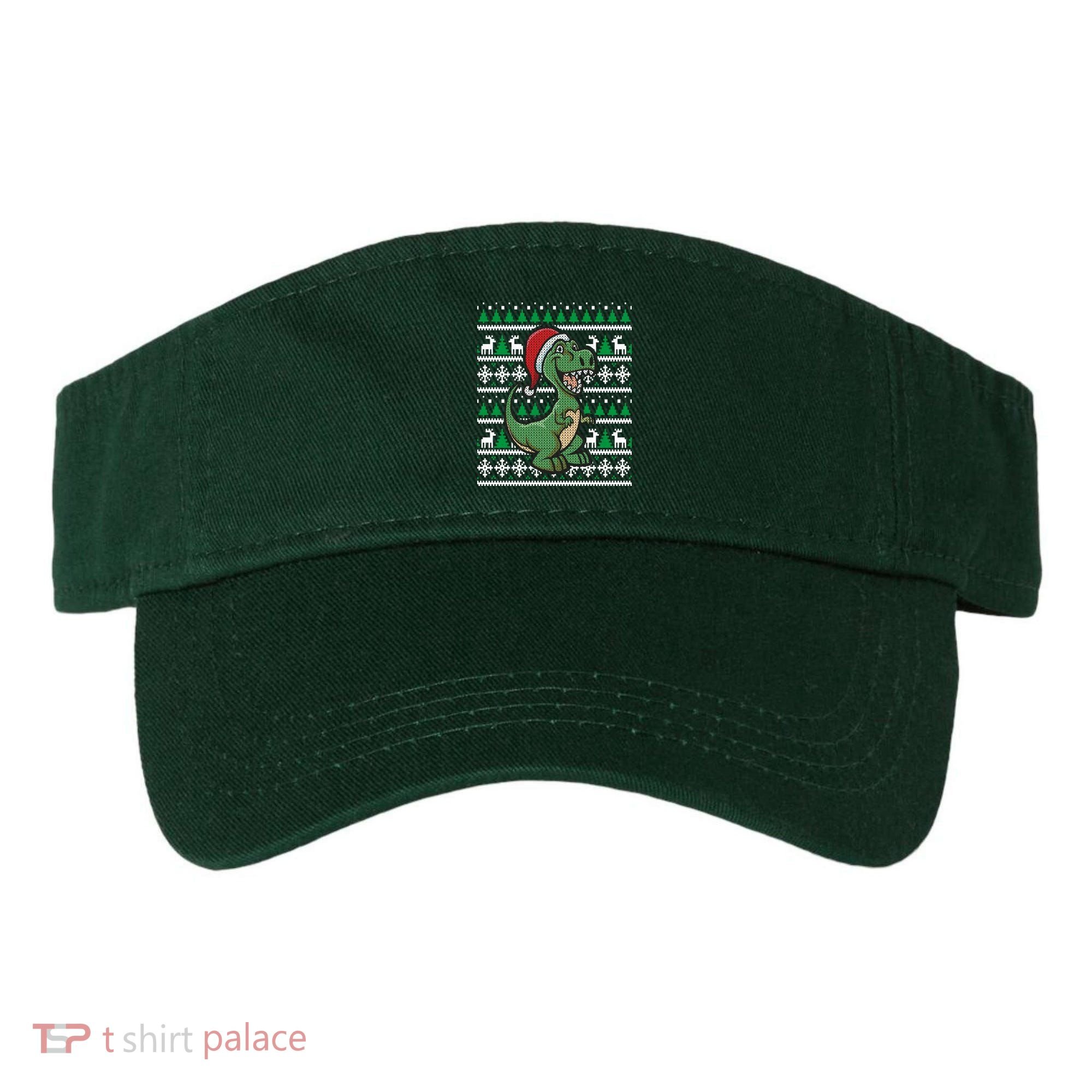 Dinosaur Ugly Christmas Visor