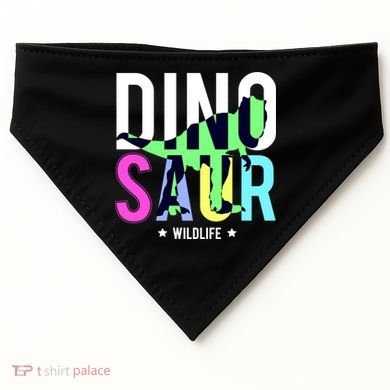 Dinosaur Wildlife USA-Made Doggie Bandana