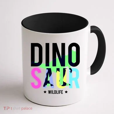 Dinosaur Wildlife Coffee Mug back