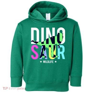 Dinosaur Wildlife Toddler Hoodie