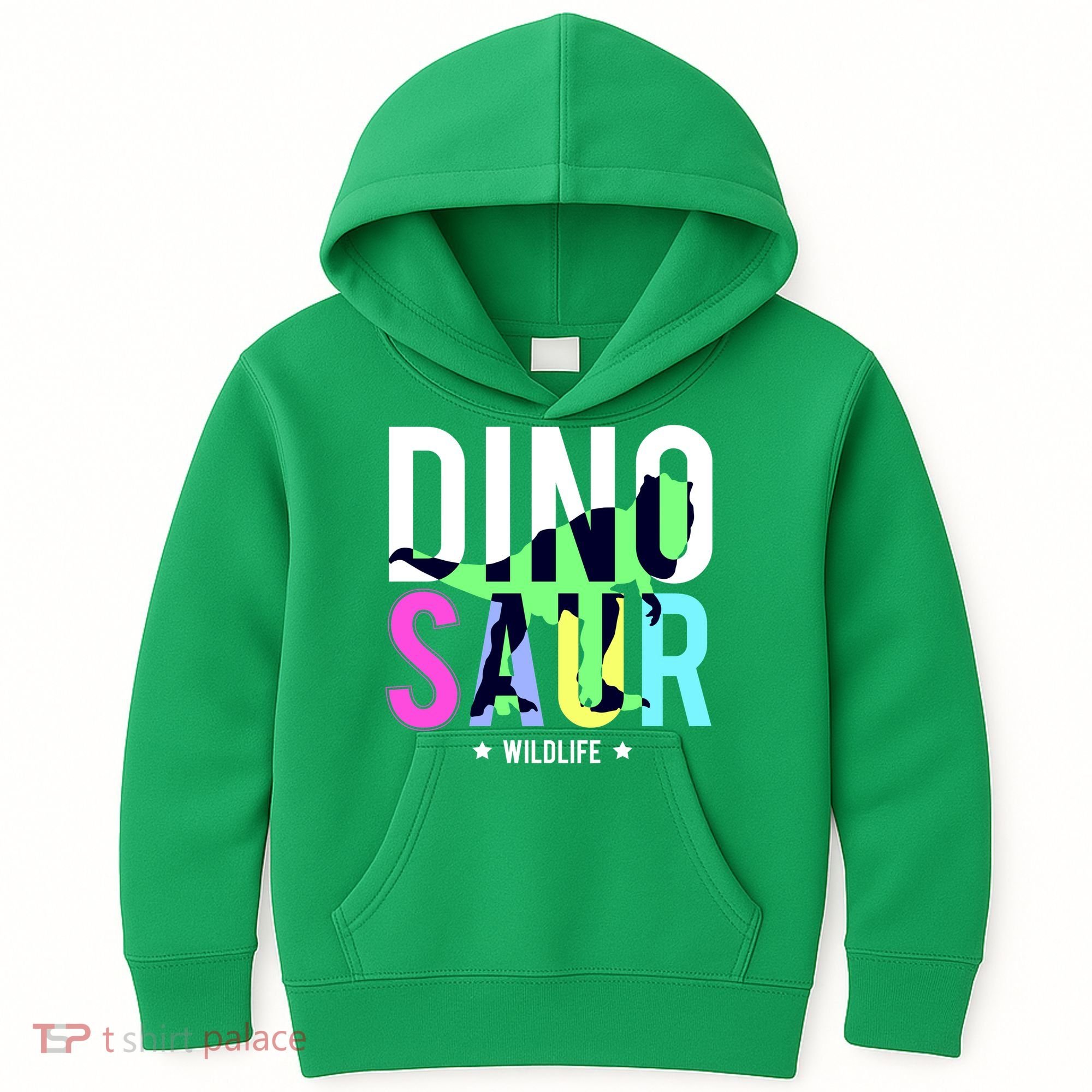 Dinosaur Wildlife Kids Hoodie