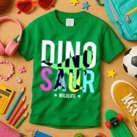 Dinosaur Wildlife Kids T-Shirt thumb 3