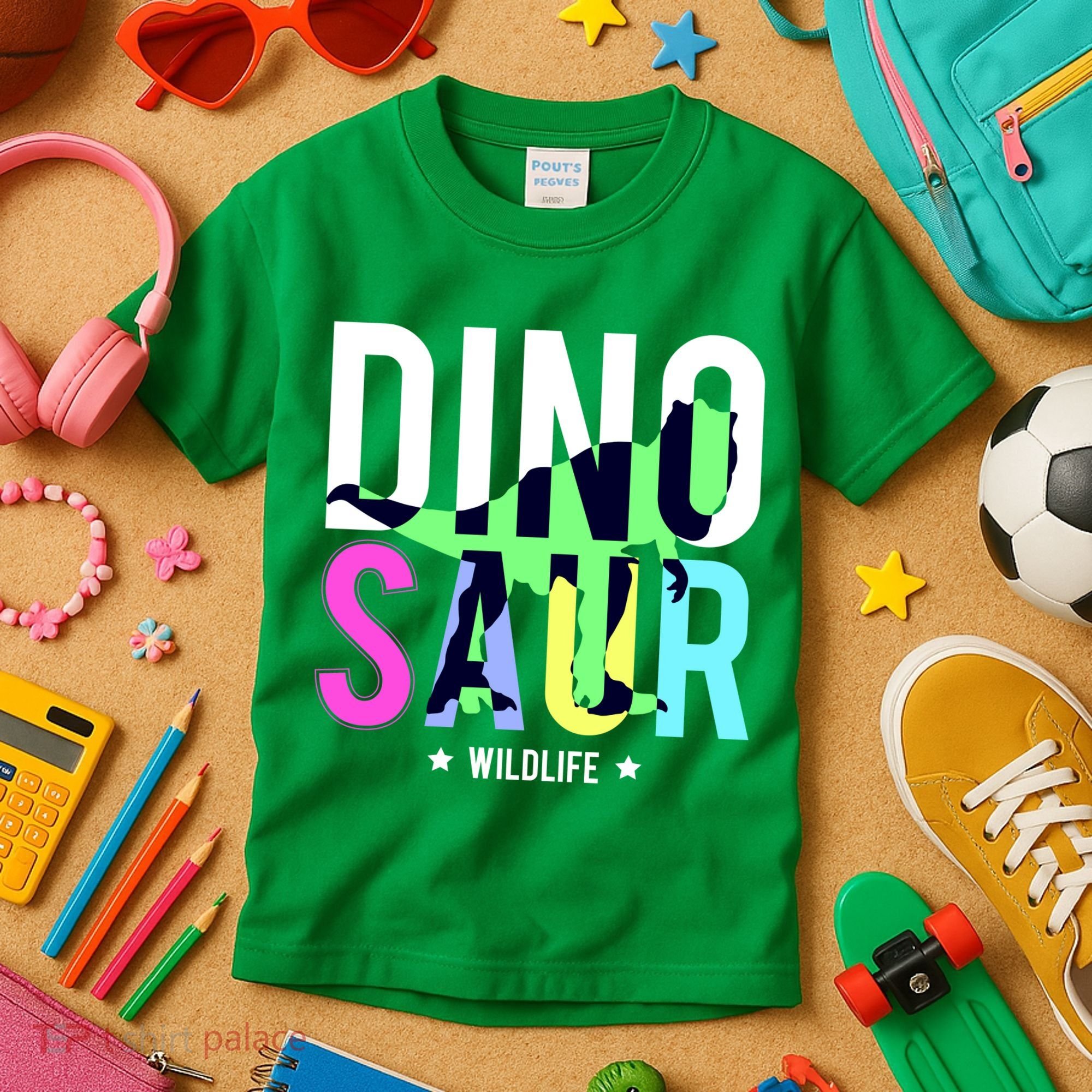 Dinosaur Wildlife Kids T-Shirt