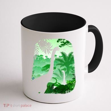 Dinosaur World Coffee Mug back