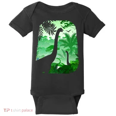 Dinosaur World Baby Bodysuit