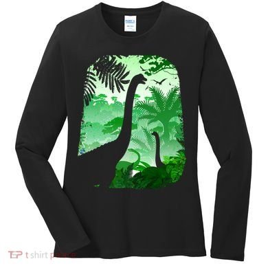 Dinosaur World Women's Long Sleeve Shirt