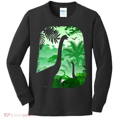 Dinosaur World Kids Long Sleeve Shirt