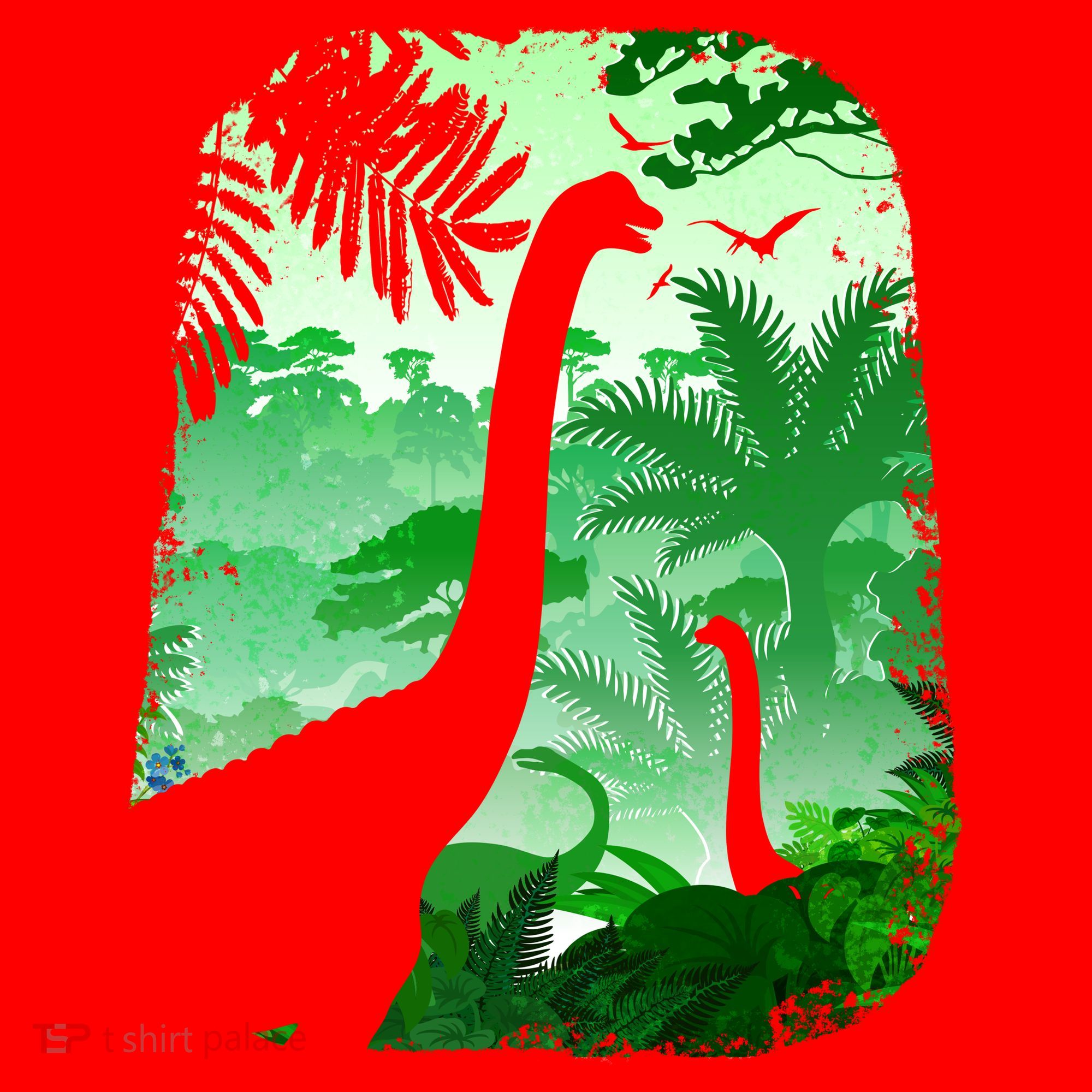 Dinosaur World Santa Hat