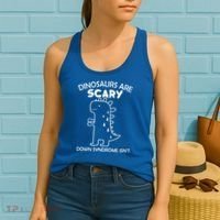 Dinosaurs Are Scary Down Syndrome isn't1 Women's Tank Top thumb 2