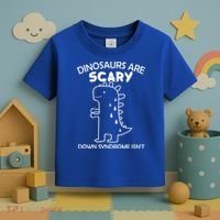 Dinosaurs Are Scary Down Syndrome isn't1 Toddler T-Shirt thumb 3