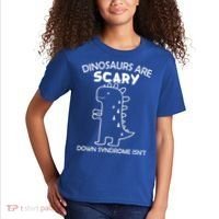 Dinosaurs Are Scary Down Syndrome isn't1 Kids T-Shirt thumb 2