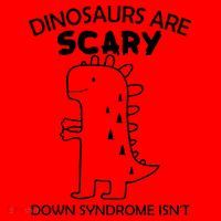 Dinosaurs Are Scary Down Syndrome isn't1 Santa Hat thumb 1