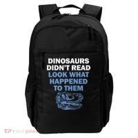 Dinosaurs Didn't Read Backpack thumb 0