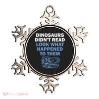 Dinosaurs Didn't Read Ornament thumb 0